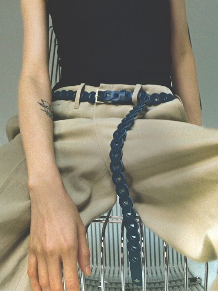 Llife LEATHER CHAIN BELT