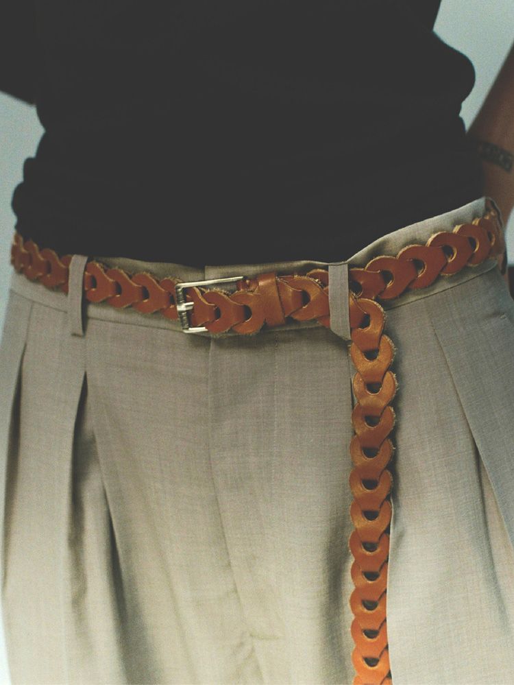 Llife LEATHER CHAIN BELT