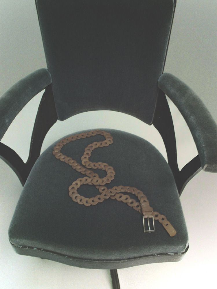 Llife LEATHER CHAIN BELT