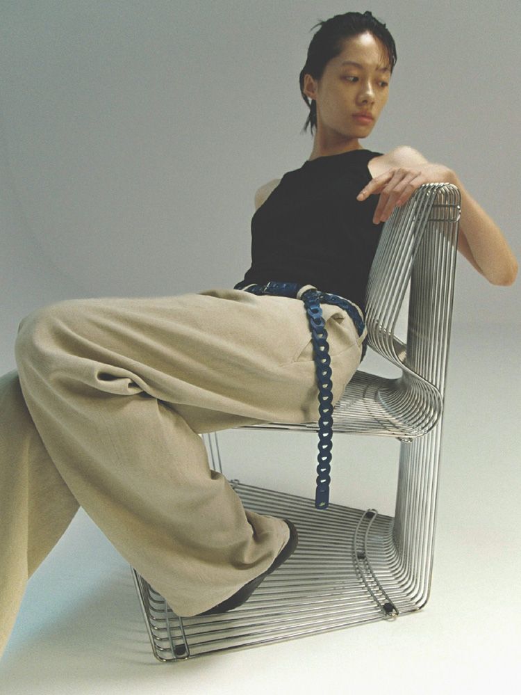 Llife LEATHER CHAIN BELT