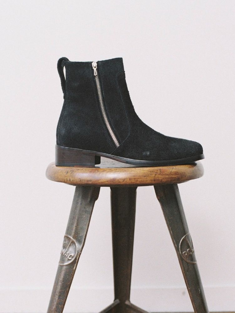 Llife SLIGHT SQUARE ZIP BOOTS / 商品詳細ページ / LIDNM / Llife