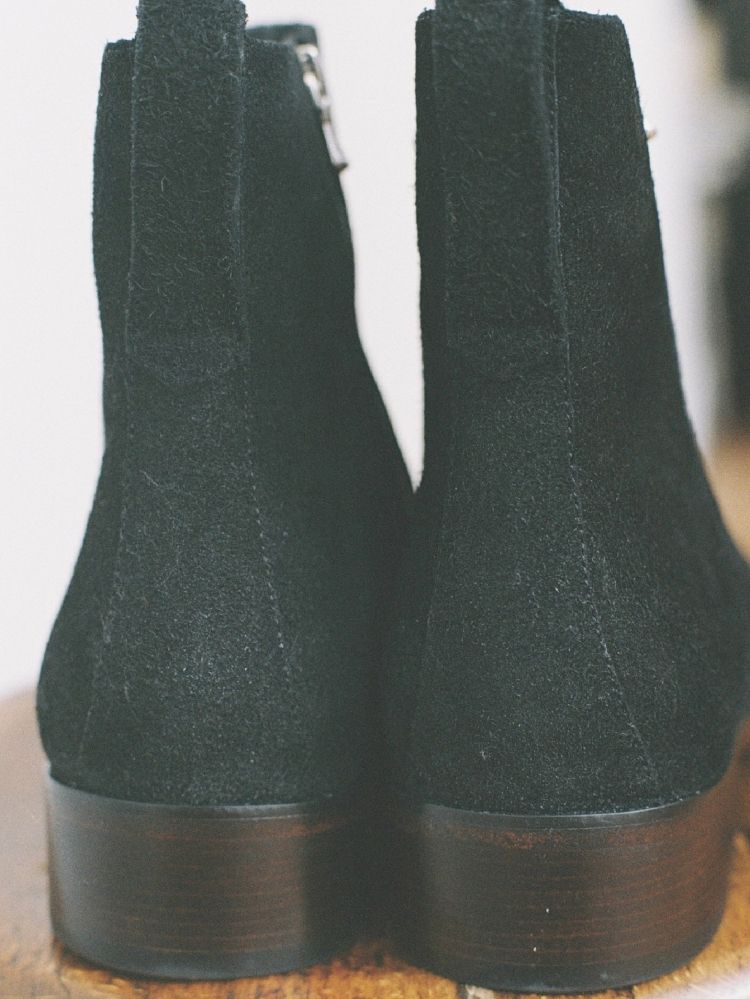 Llife SLIGHT SQUARE ZIP BOOTS