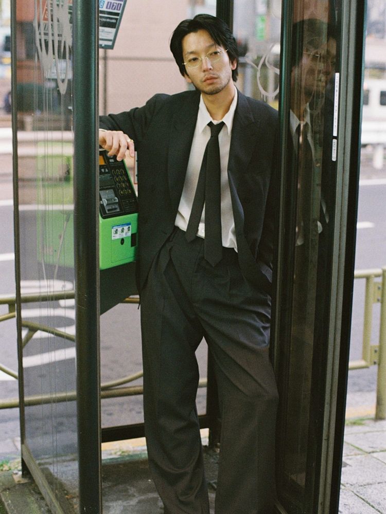 Llife DOBBY MESH TAILORED JACKET