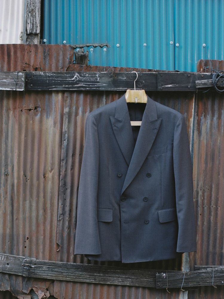 Llife DOBBY MESH TAILORED JACKET