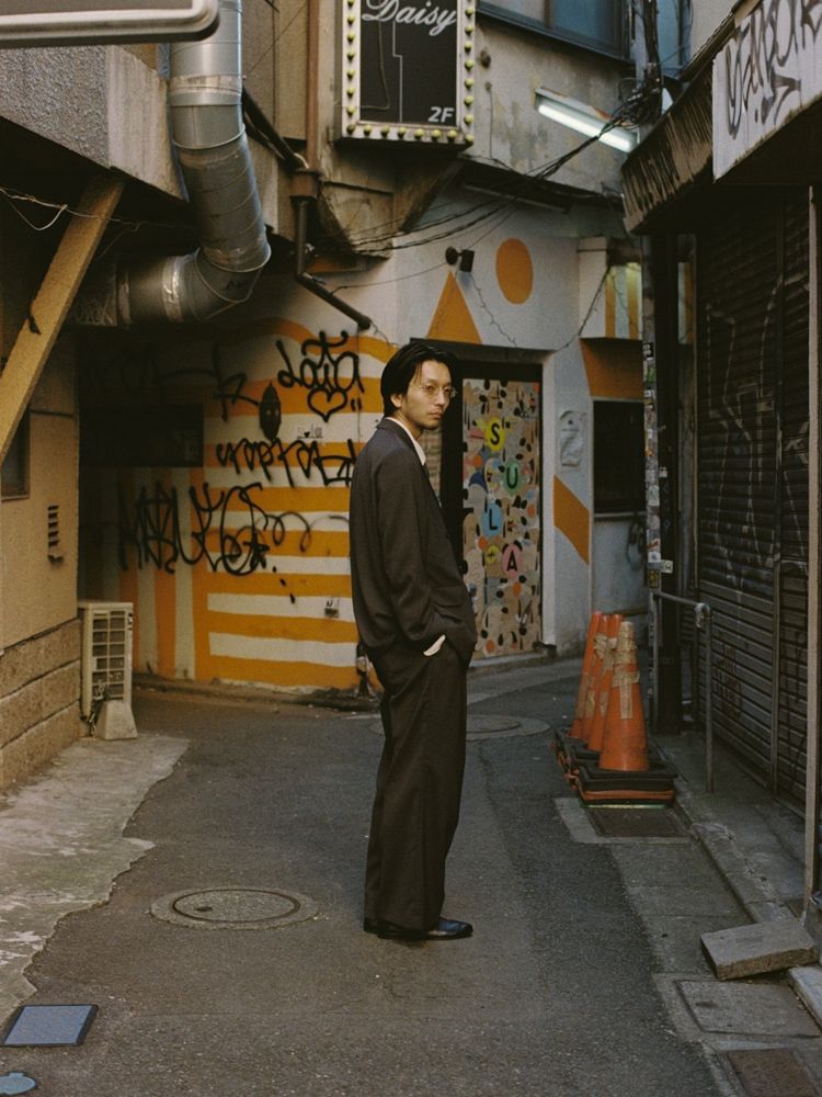 Llife DOBBY MESH TAILORED JACKET