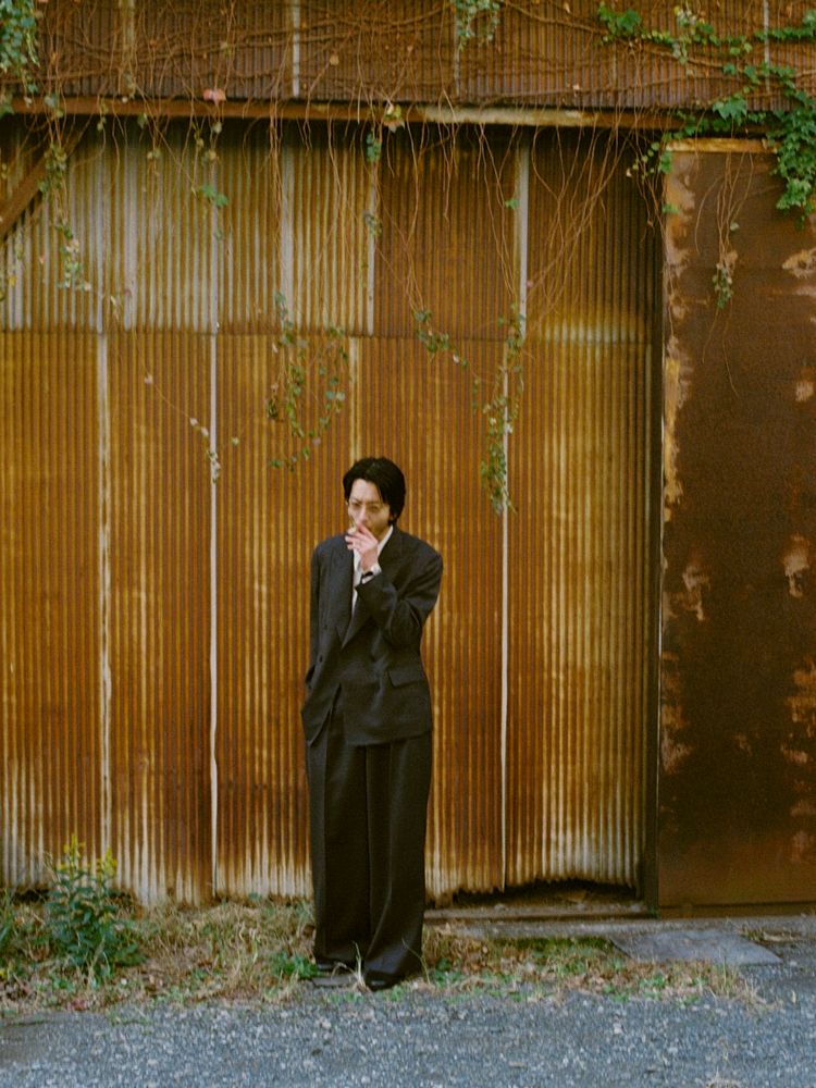 Llife DOBBY MESH BAGGY SLACKS