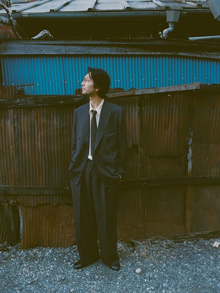 Llife DOBBY MESH BAGGY SLACKS