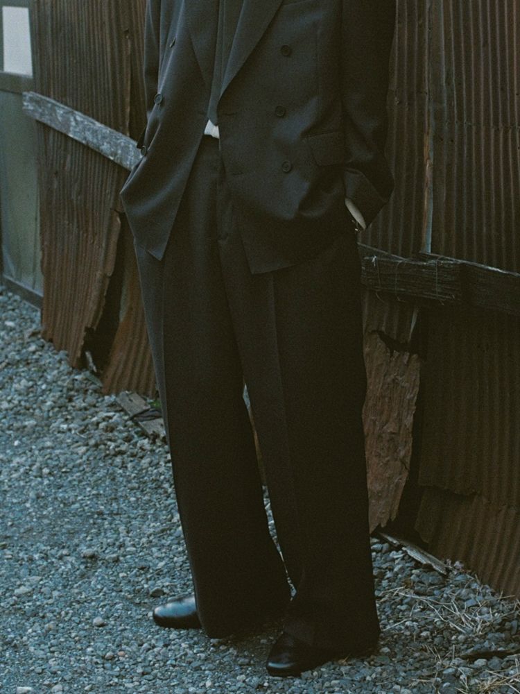 Llife DOBBY MESH BAGGY SLACKS