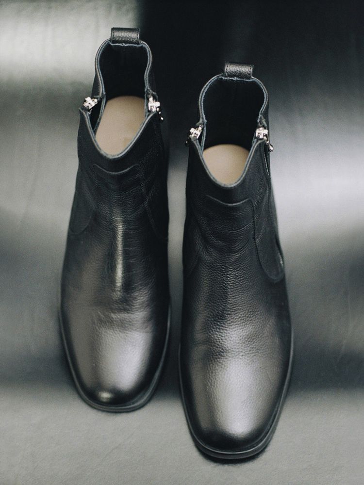 Llife SLIGHT SQUARE ZIP BOOTS / 商品詳細ページ / LIDNM / Llife