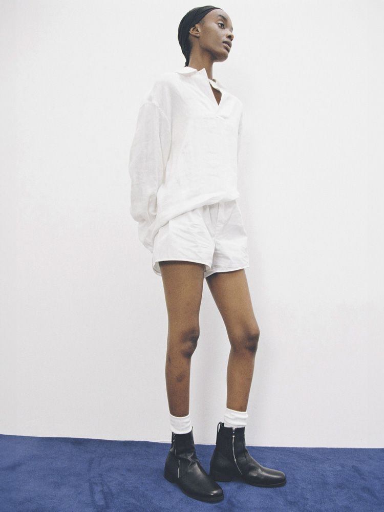 Llife SLIGHT SQUARE ZIP BOOTS