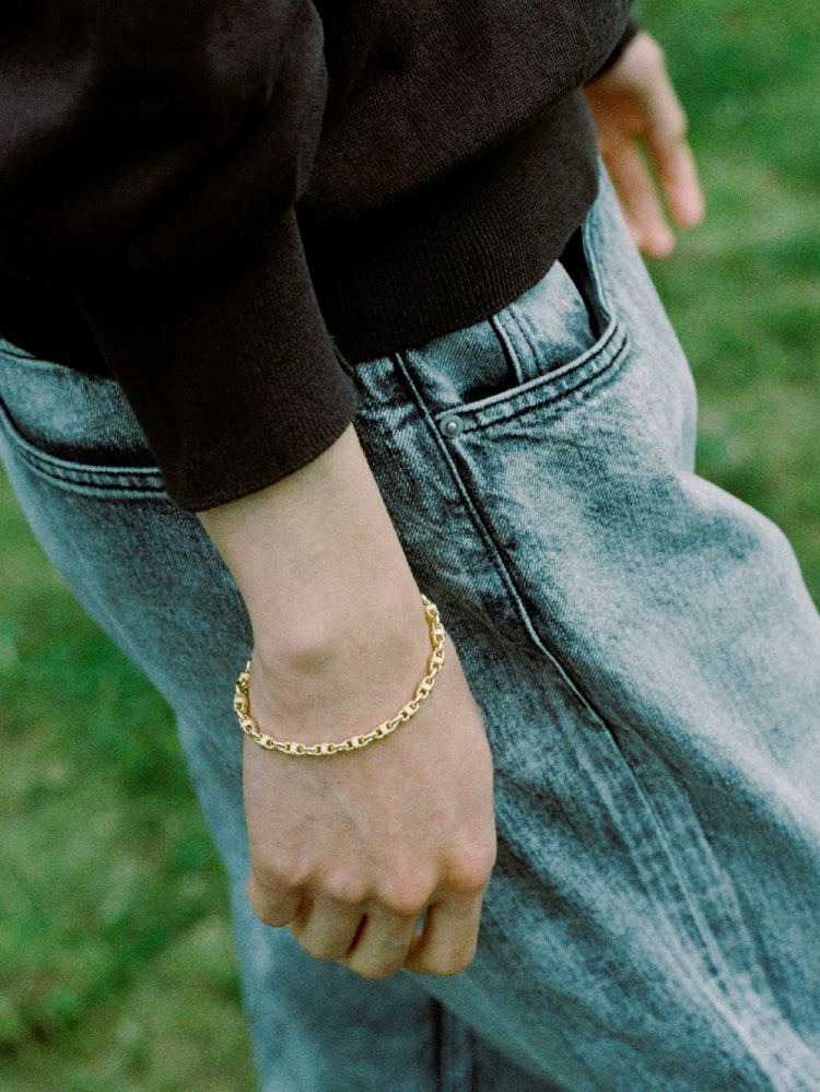 Llife  14KGP ANNEAUX BRACELET