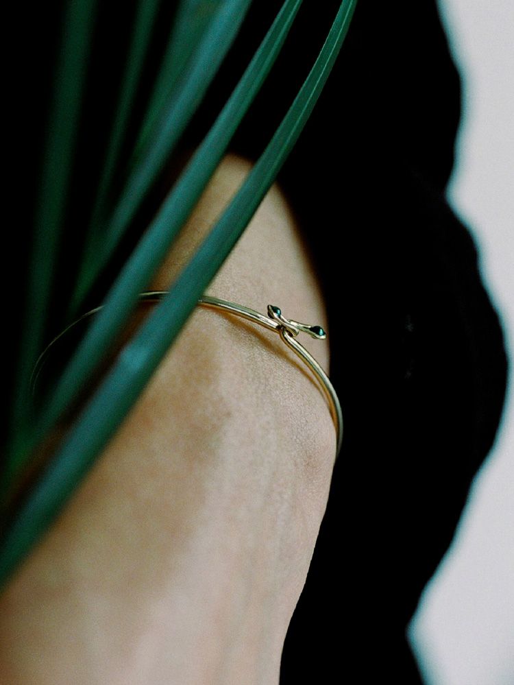 Llife 14KGP ONDULATION BANGLE