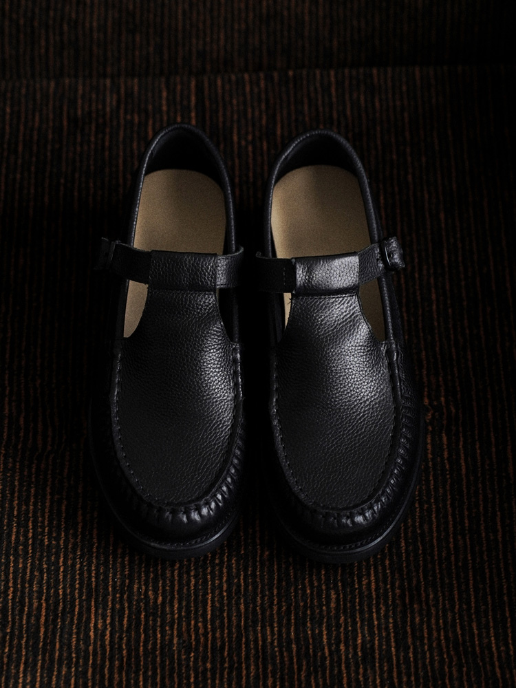 Llife LEATHER T-STRAP LOAFER