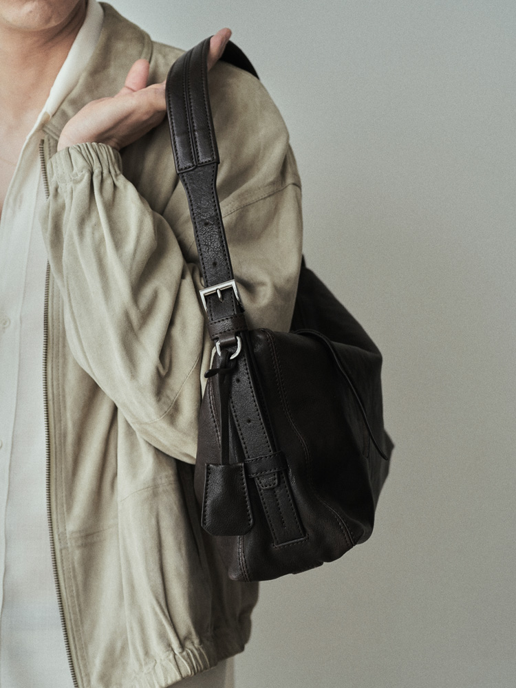 Llife COW LEATHER HOBO BAG