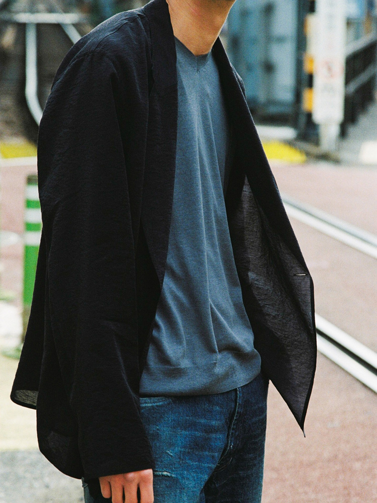 【LIDNM】Si/L V-Neck Knit(黒) Sサイズ Si/L V-Neck Knit / 商品詳細ページ / LIDNM / Llife ONLINE STORE（リ