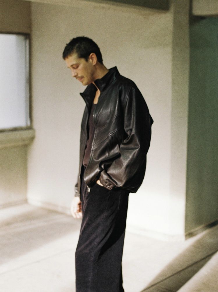 FADED SHEEP SKIN TRACK JACKET