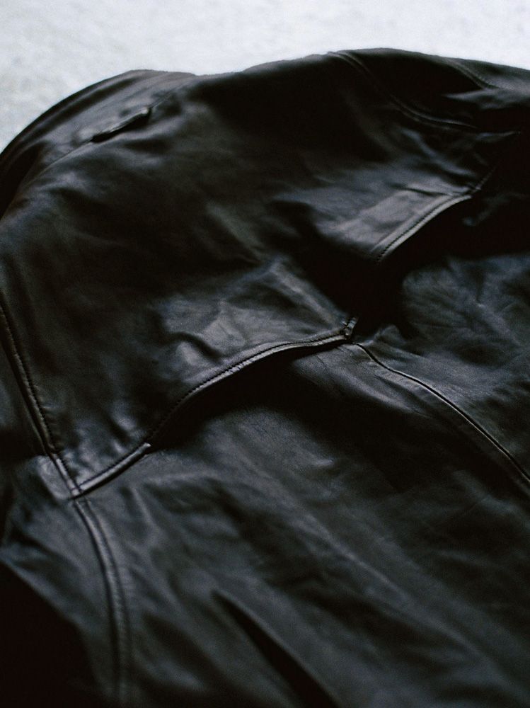 FADED SHEEP SKIN TRACK JACKET