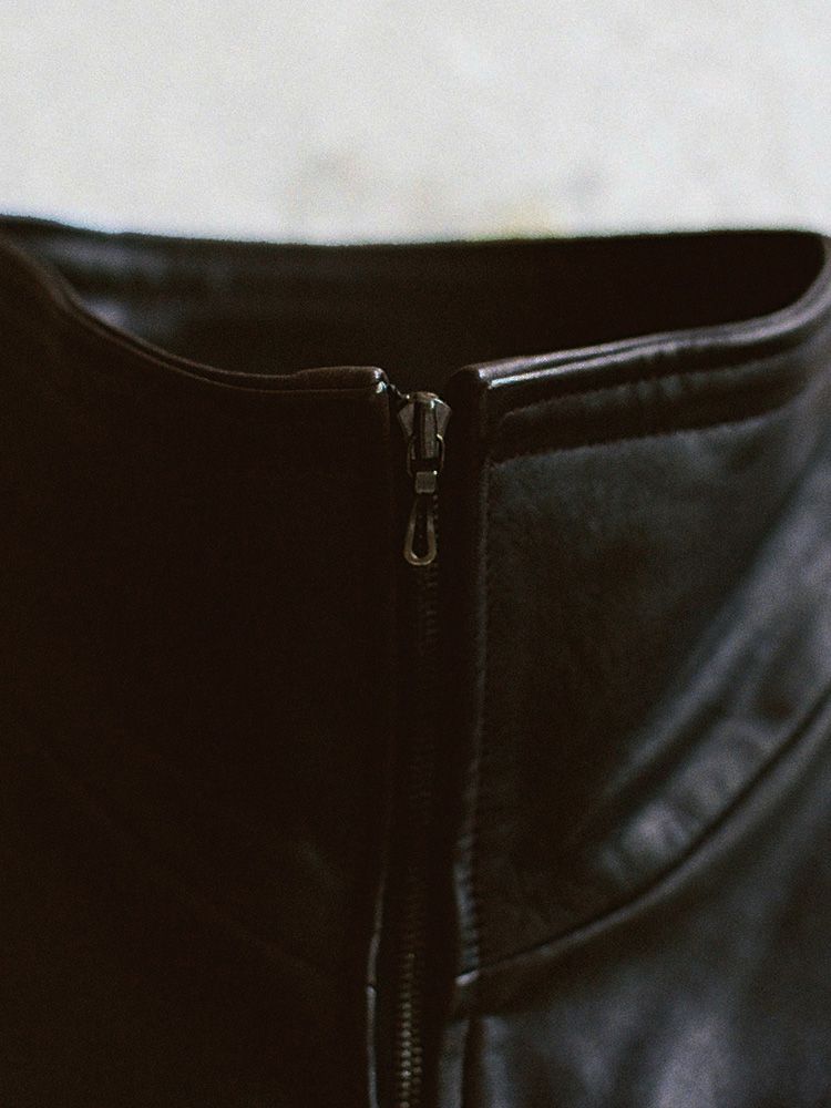 FADED SHEEP SKIN TRACK JACKET