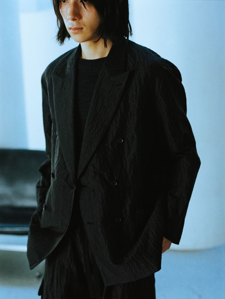 SILK LINEN SUCKER JACKET