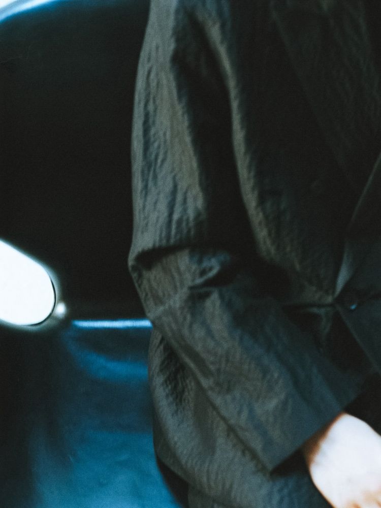 SILK LINEN SUCKER JACKET