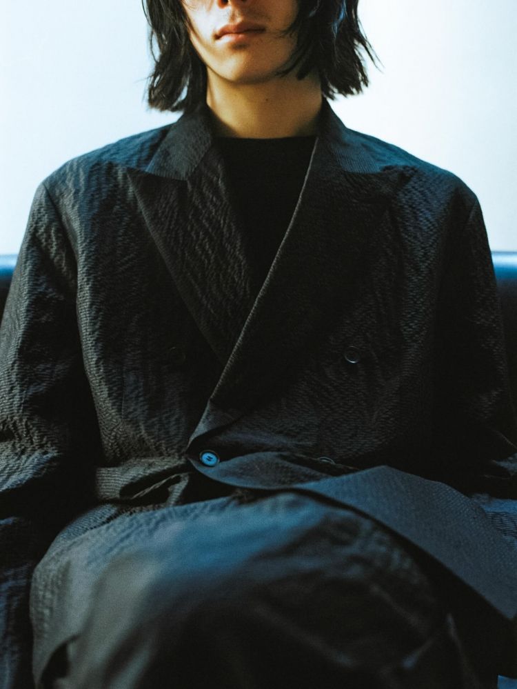 SILK LINEN SUCKER JACKET