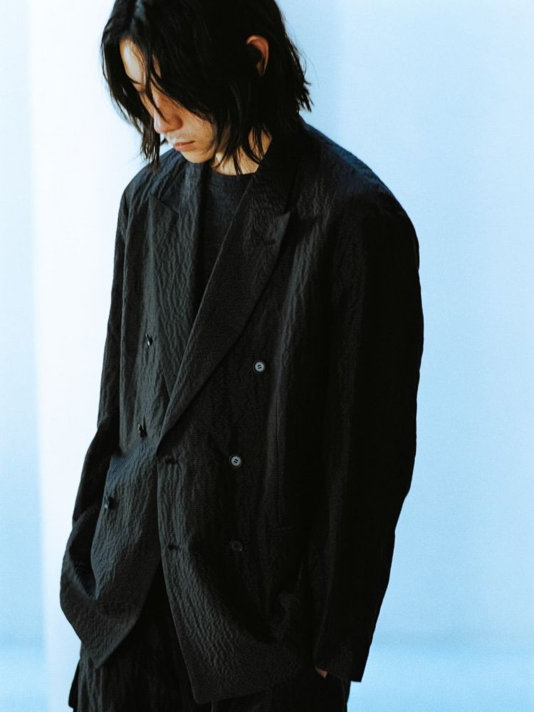 SILK LINEN SUCKER JACKET