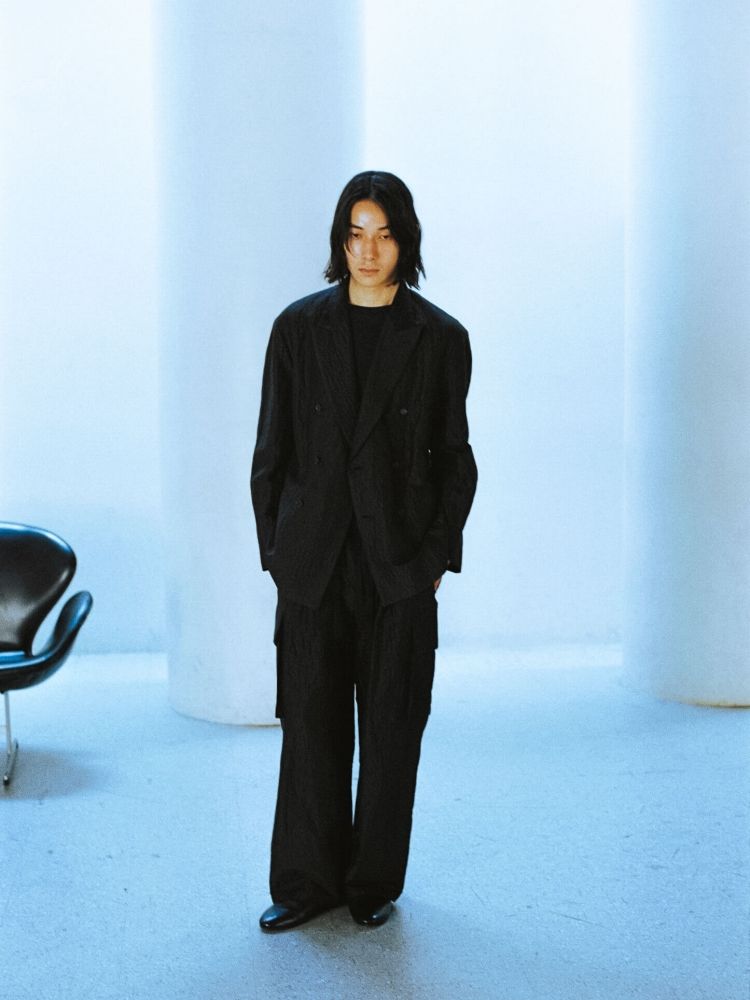 SILK LINEN SUCKER JACKET