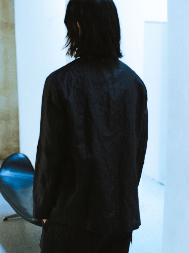 SILK LINEN SUCKER JACKET