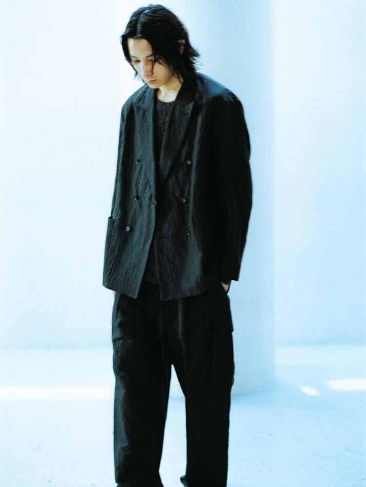 SILK LINEN SUCKER JACKET