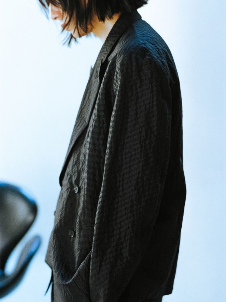 SILK LINEN SUCKER JACKET