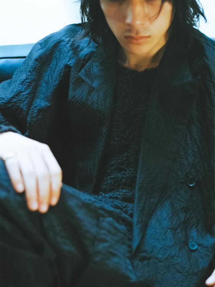 SILK LINEN SUCKER JACKET