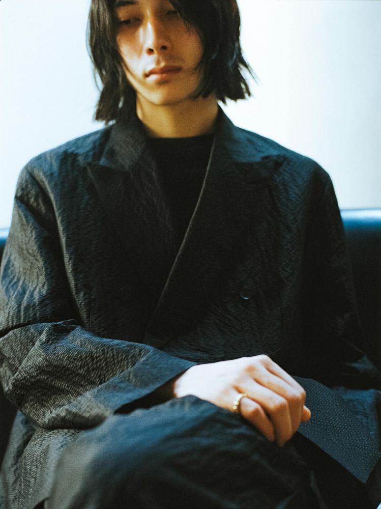 SILK LINEN SUCKER JACKET