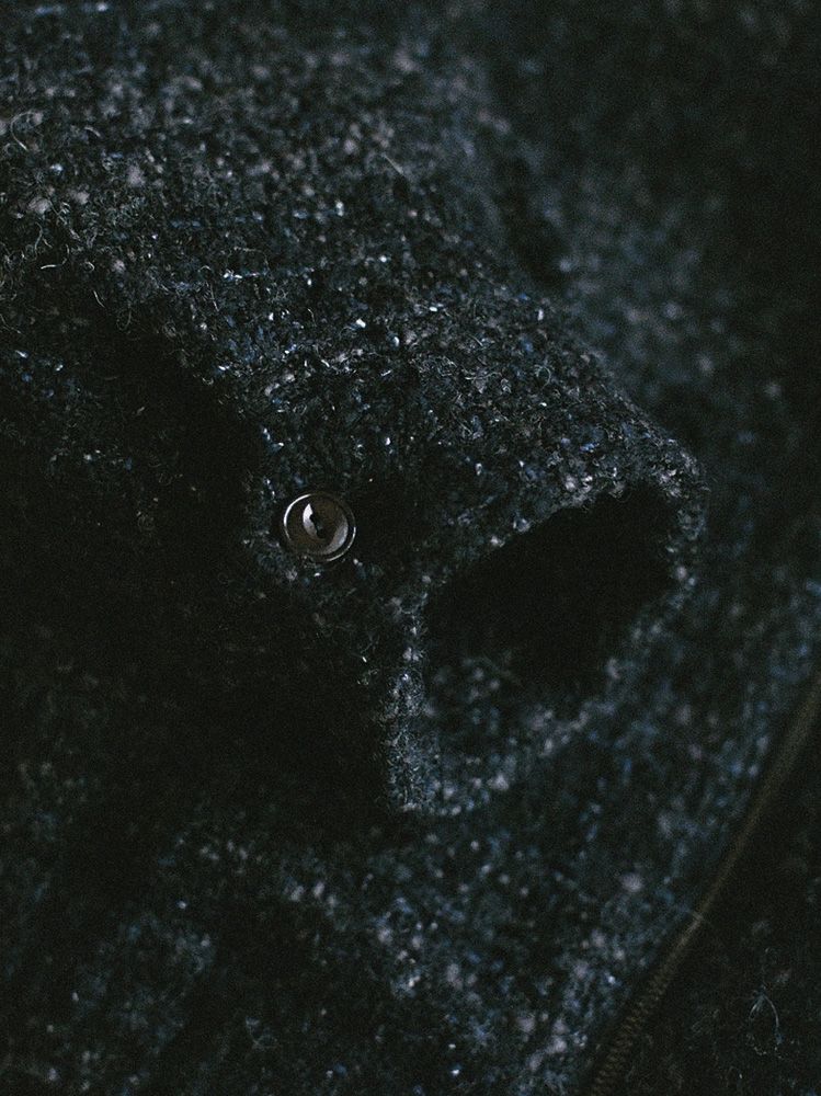 ALPACA SILK TWEED ZIP