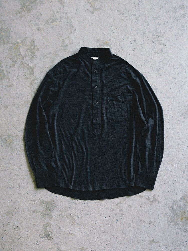 WOOL KNIT PO SHIRT