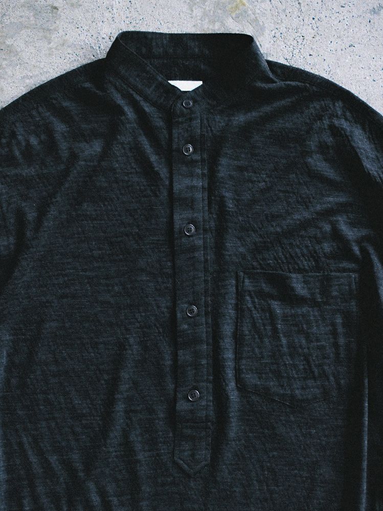WOOL KNIT PO SHIRT