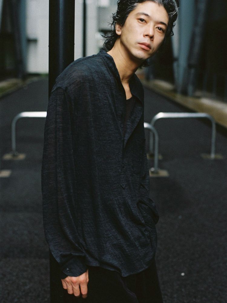 WOOL KNIT PO SHIRT