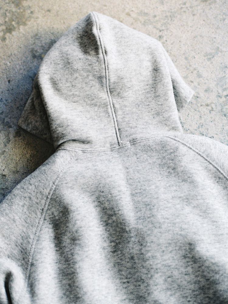 WOOL CASHMERE ZIP HOODIE