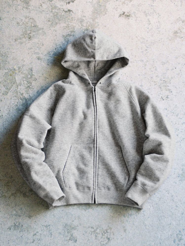 WOOL CASHMERE ZIP HOODIE