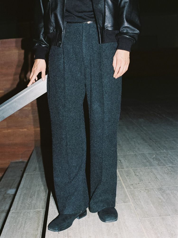 WOOL FLEECE SLACKS