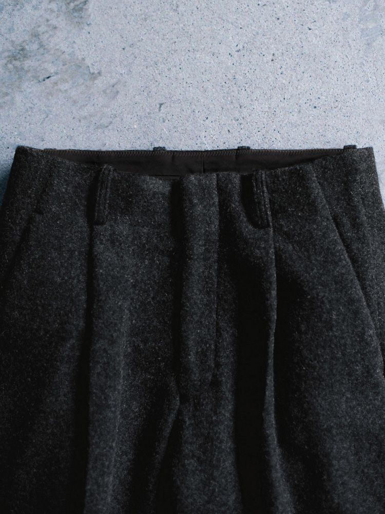 WOOL FLEECE SLACKS