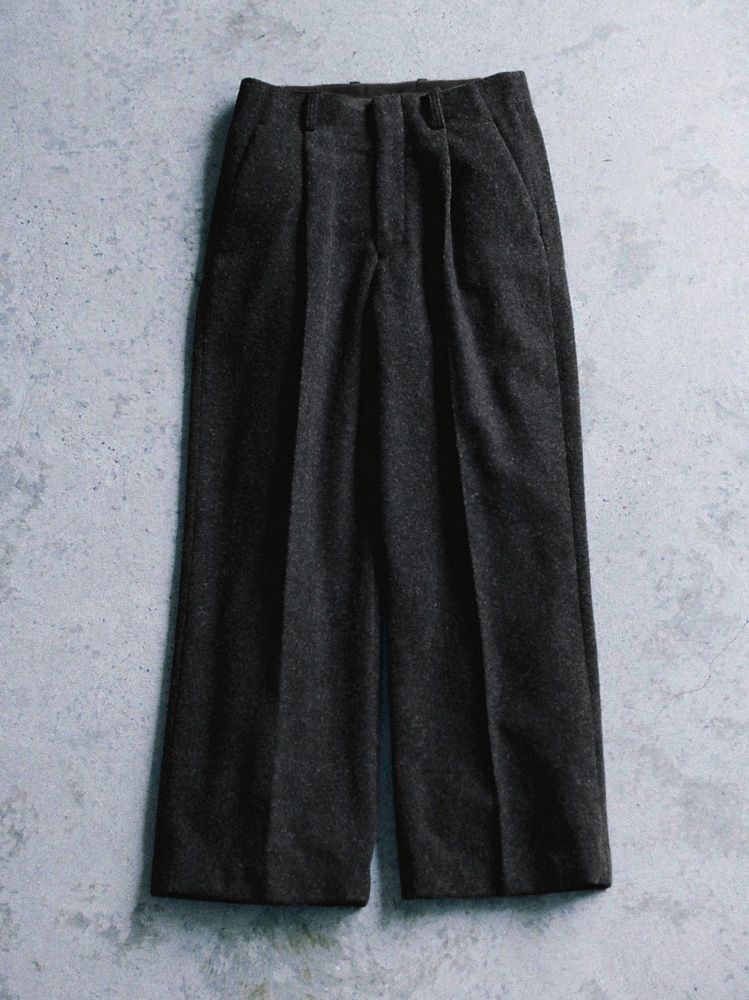 WOOL FLEECE SLACKS
