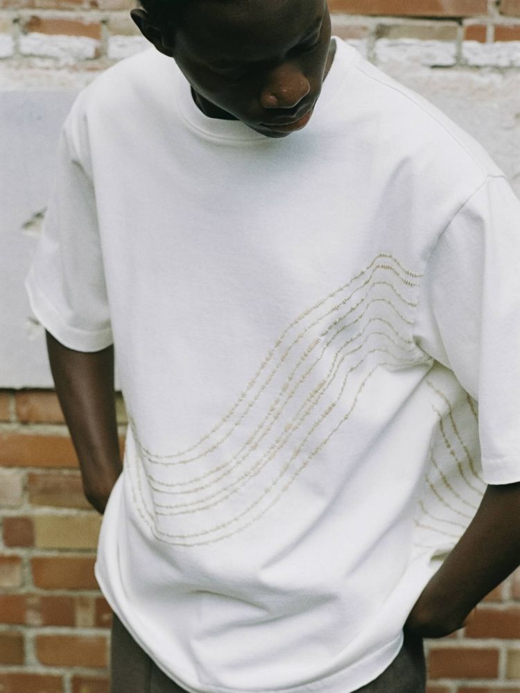 Embroidery Tee by Julien Villevoye