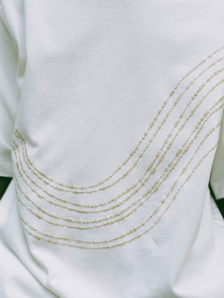 Embroidery Tee by Julien Villevoye