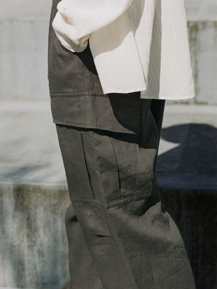 LINEN CHINTZ BDU PANTS