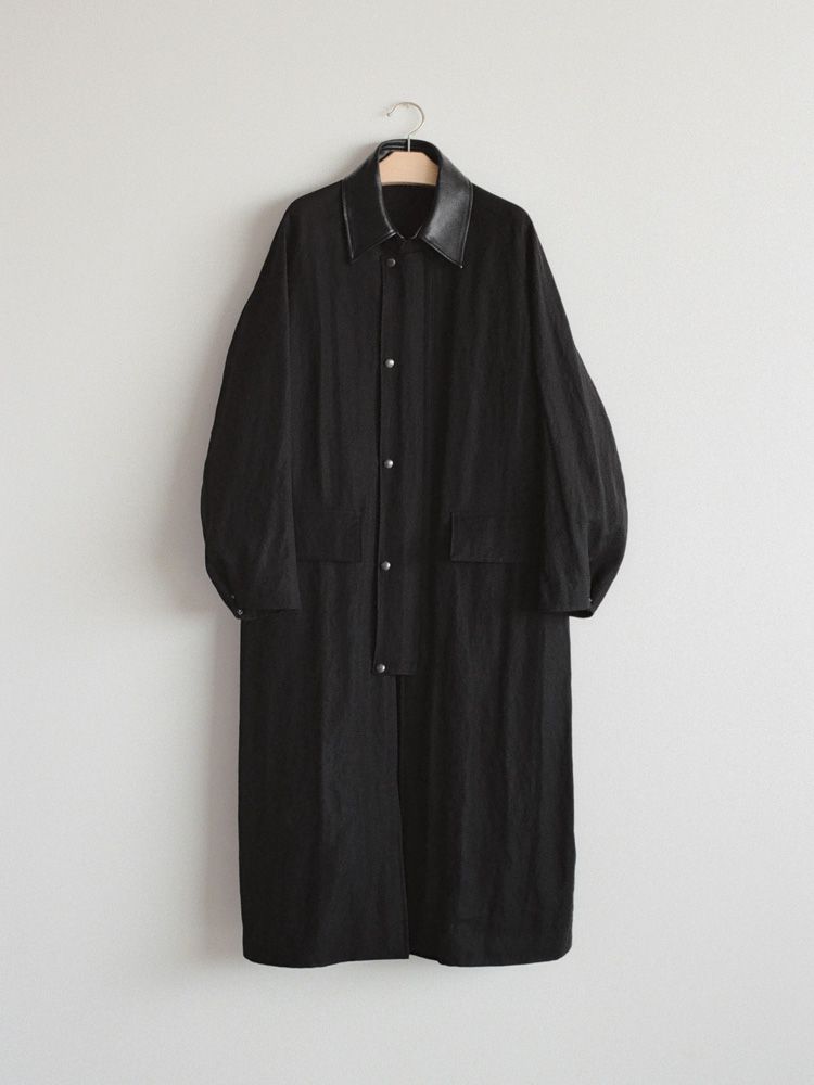 Cow Hide Collar Riding Coat