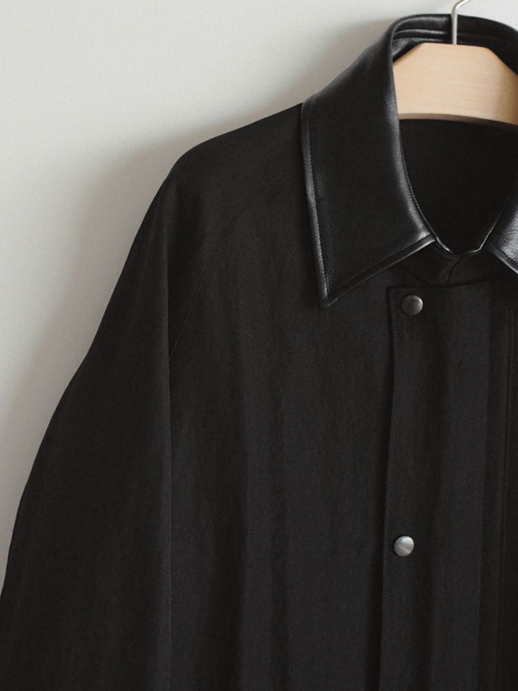 Cow Hide Collar Riding Coat