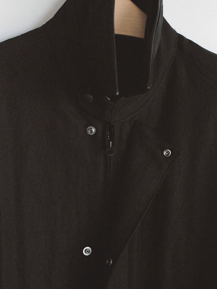 Cow Hide Collar Riding Coat