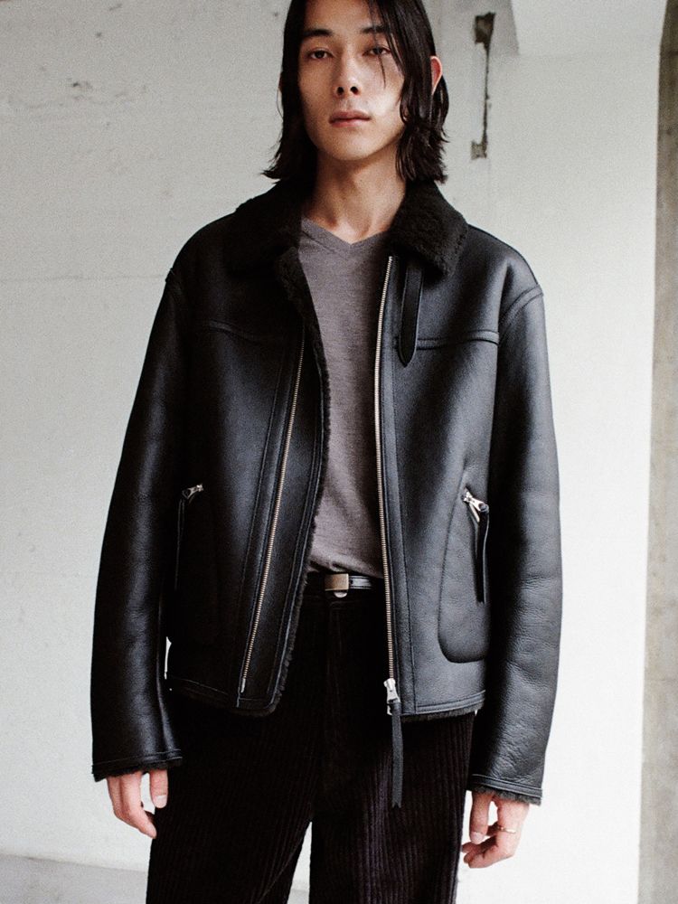 Mouton Irvin Aviator Jacket