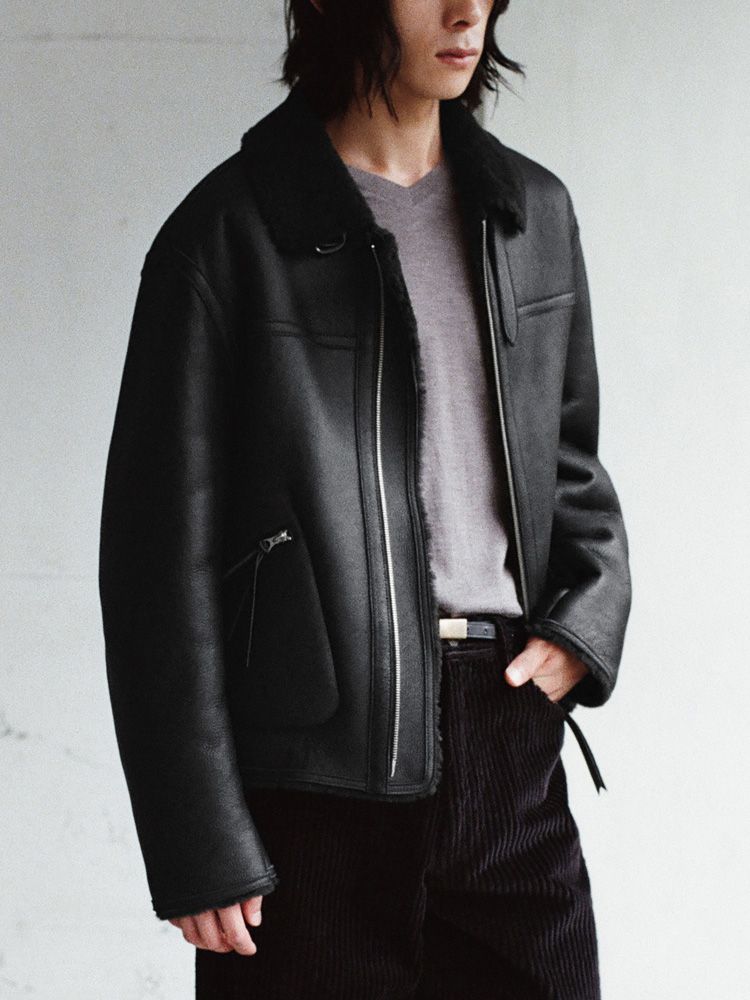 Mouton Irvin Aviator Jacket