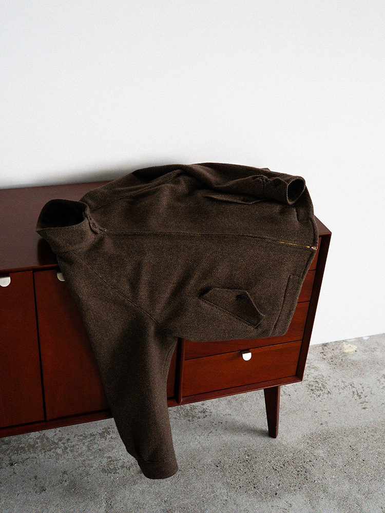 Alpaca Tweed Harrington Jacket